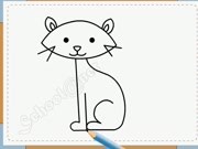 vẽ con mèo
